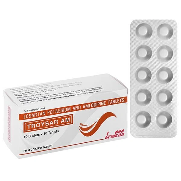 Troysar AM trị tăng huyết áp, đau thắt ngực