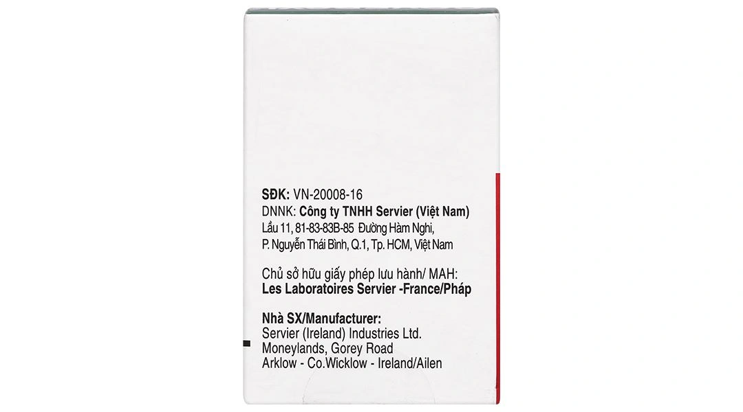 Coversyl Plus 10mg/2.5mg điều trị tăng huyết áp lọ 30 viên - 2
