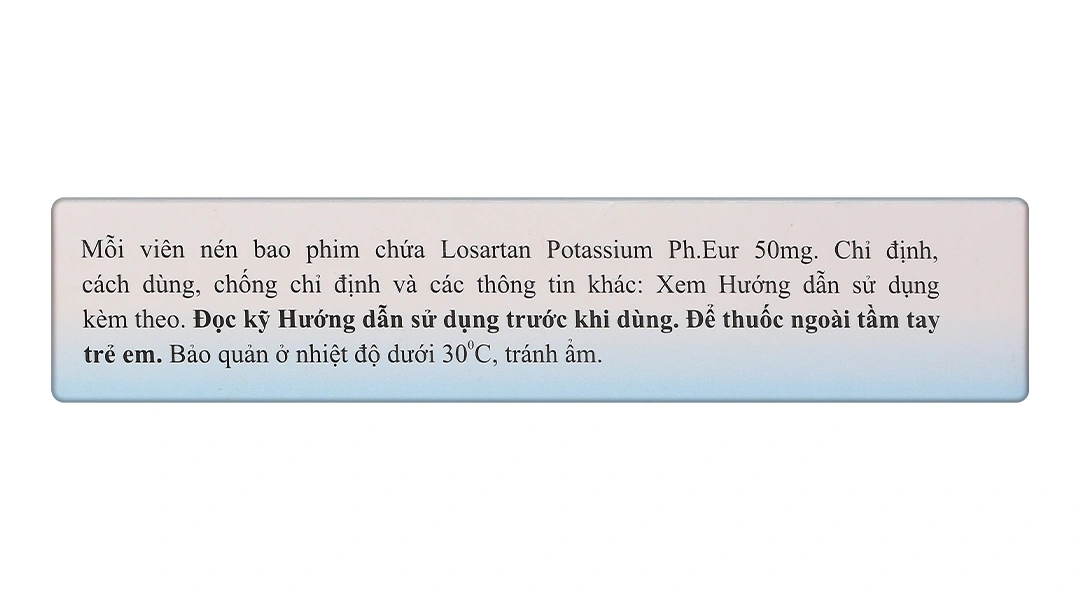 Losagen 50mg Gedeon trị tăng huyết áp (3 vỉ x 10 viên) - 2