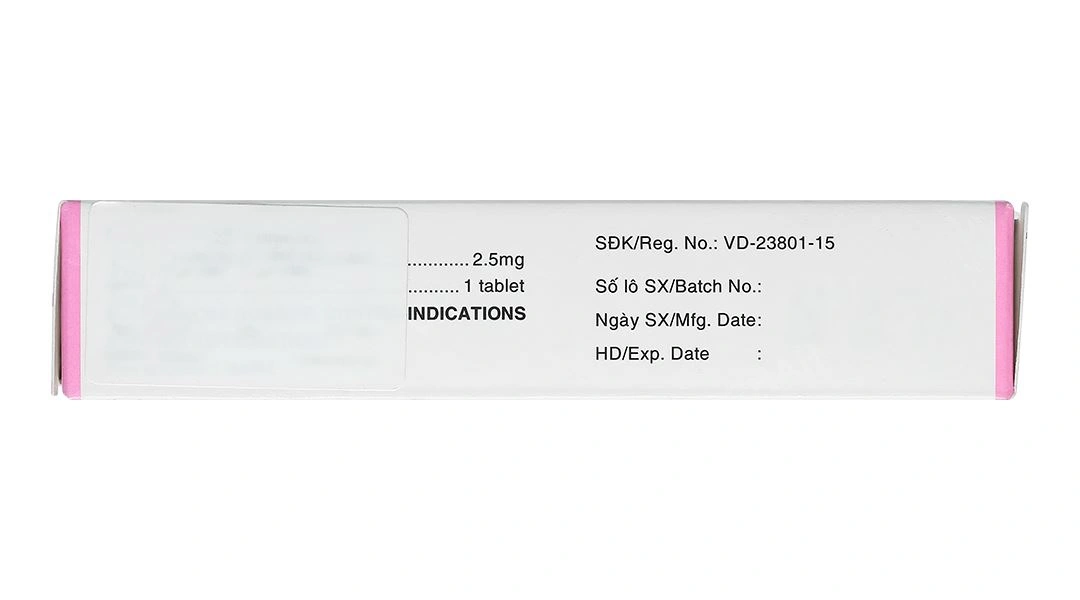 Cardicormekophar 2.5 điều trị tăng huyết áp, đau thắt ngực (3 vỉ x 10 viên) - 3