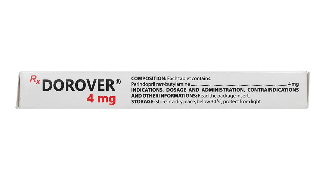 Dorover 4mg điều trị tăng huyết áp, suy tim sung huyết (1 vỉ x 30 viên) - 3