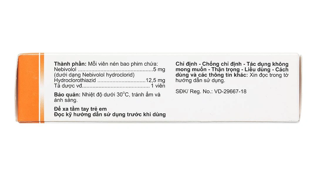 Nicarlol Plus điều trị tăng huyết áp (3 vỉ x 10 viên) - 3