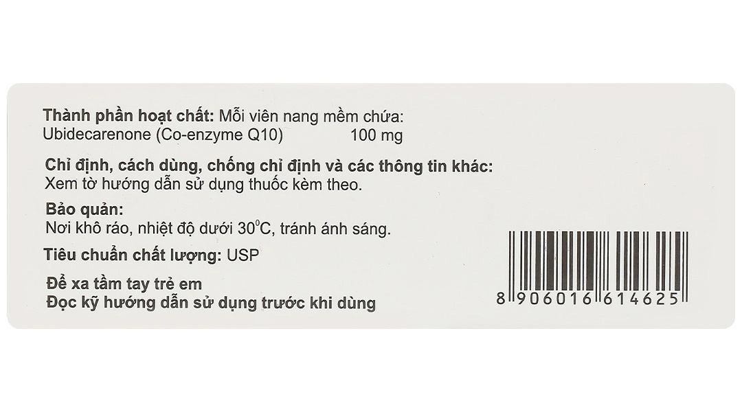 ZY-10 Forte 100mg trị bệnh tim mạch (3 vỉ x 10 viên) - 3