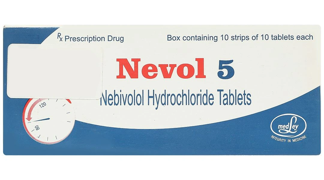 Nevol 5 điều trị tăng huyết áp vô căn (10 vỉ x 10 viên) - 2