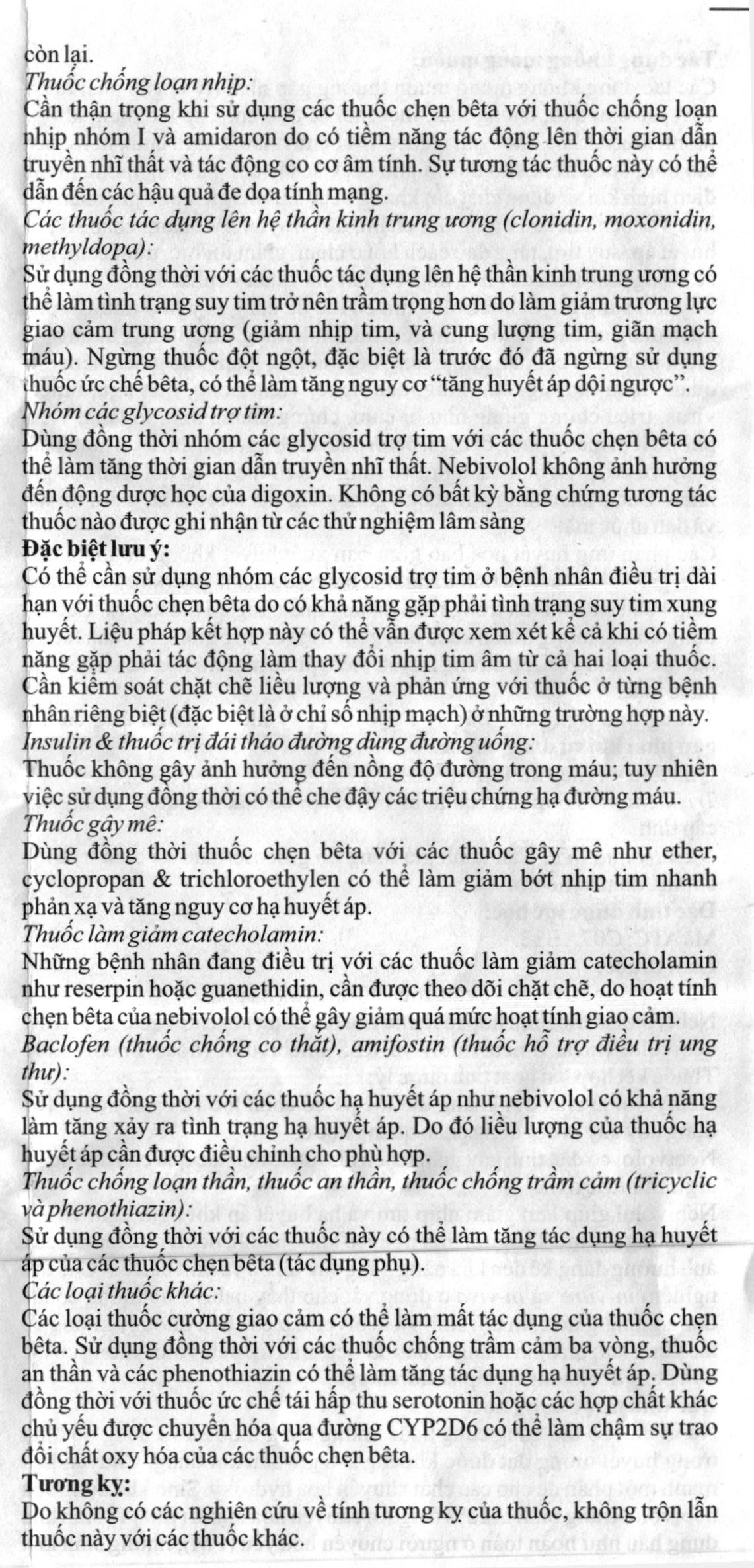 Nevol 5 điều trị tăng huyết áp vô căn (10 vỉ x 10 viên) - 7