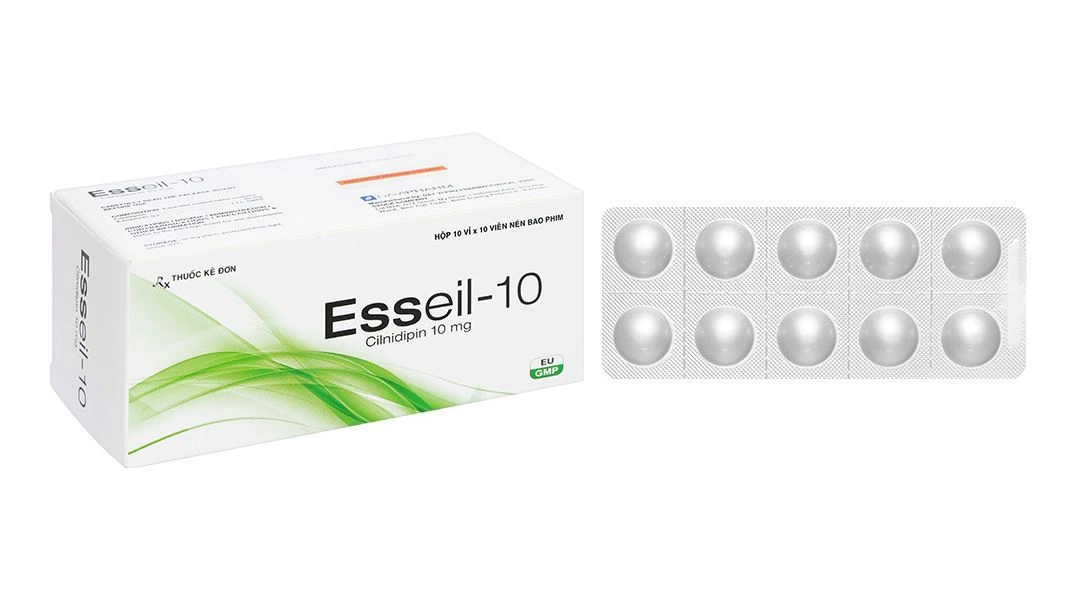 Esseil-10 chỉ định trong điều trị tăng huyết áp (10 vỉ x 10 viên) - 