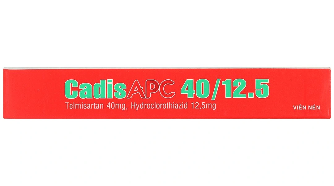 CadisAPC 40/12.5 điều trị tăng huyết áp nguyên phát (3 vỉ x 10 viên) - 3