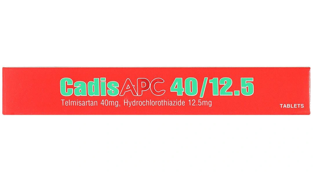 CadisAPC 40/12.5 điều trị tăng huyết áp nguyên phát (3 vỉ x 10 viên) - 4