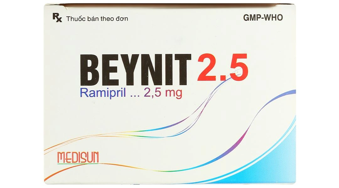 Beynit 2.5 điều trị tăng huyết áp, suy tim sung huyết (10 vỉ x 10 viên) - 3