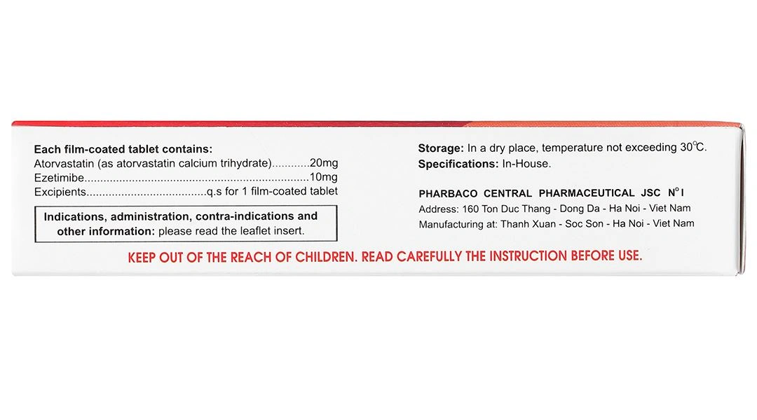 Pastetra phòng ngừa bệnh tim mạch, trị tăng cholesterol máu nguyên phát (3 vỉ x 10 viên) - 2