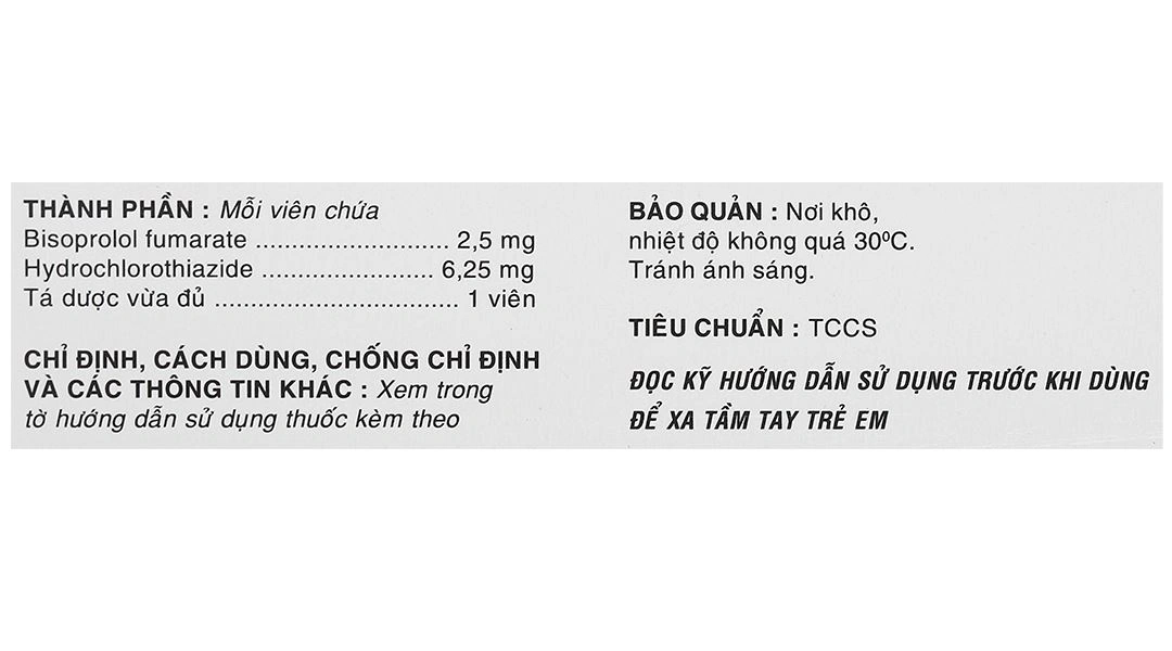 Savi Prolol Plus HCT 2.5/6.25 kiểm soát tình trạng tăng huyết áp (3 vỉ x 10 viên) - 8