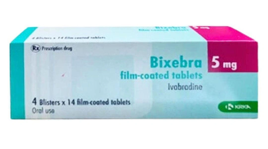 Bixebra 5mg điều trị triệu chứng đau thắt ngực (4 vỉ x 14 viên) - 1