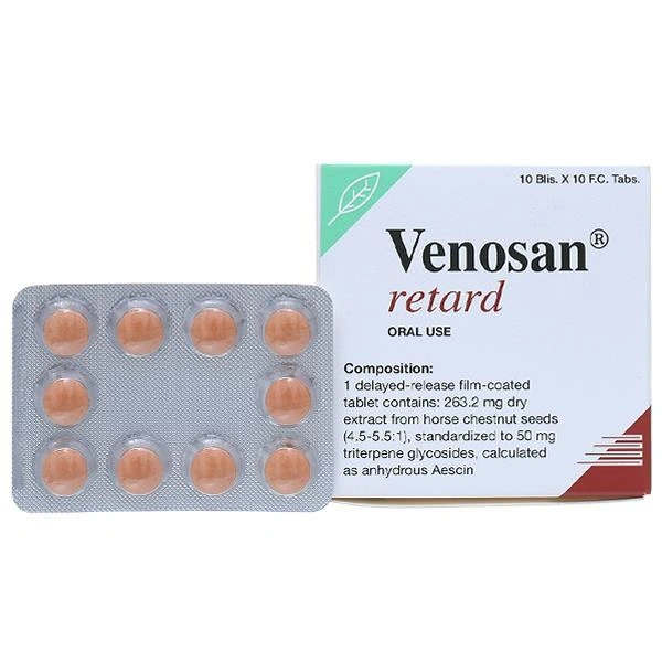 Venosan Retard ngăn ngừa và điều trị rối loạn tuần hoàn