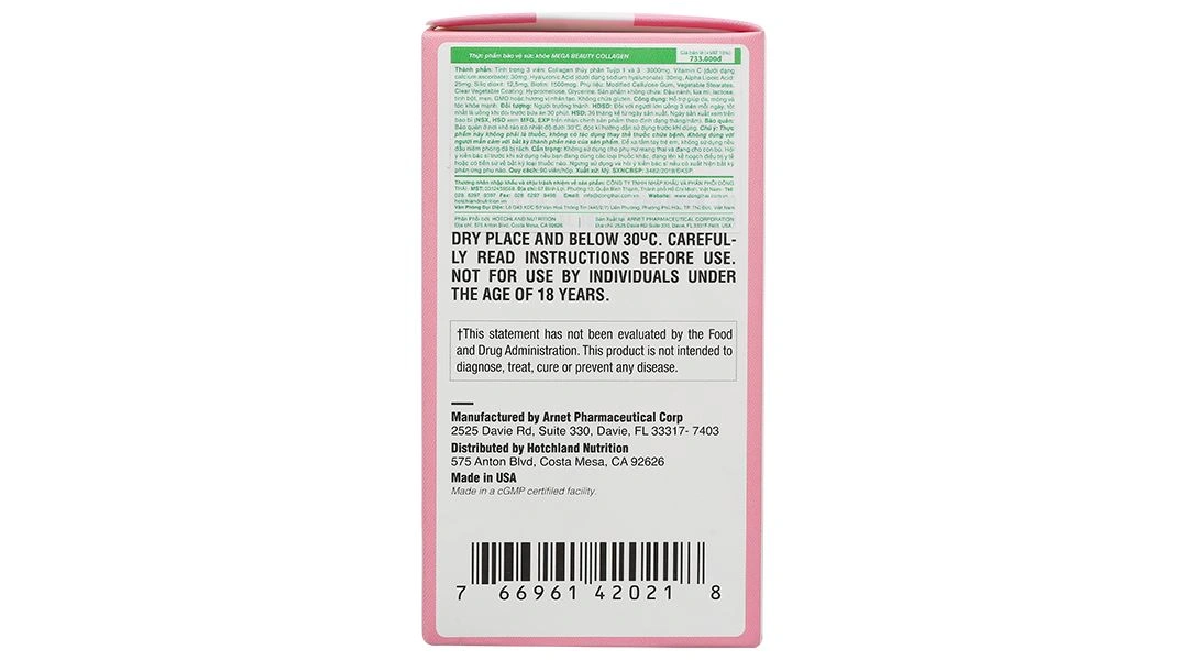 Thực phẩm bảo vệ sức khỏe Mega Beauty Collagen - 2