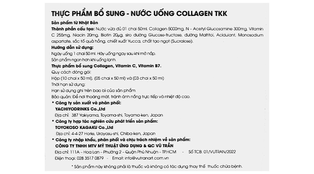 Collagen TKK hộp 10 chai x 50ml - 5