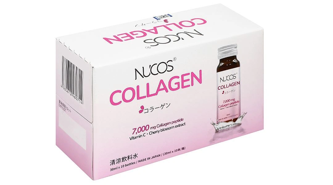 Combo 3 hộp nước uống Nucos Collagen 7000 bổ sung collagen, giúp da mịn màng - 1