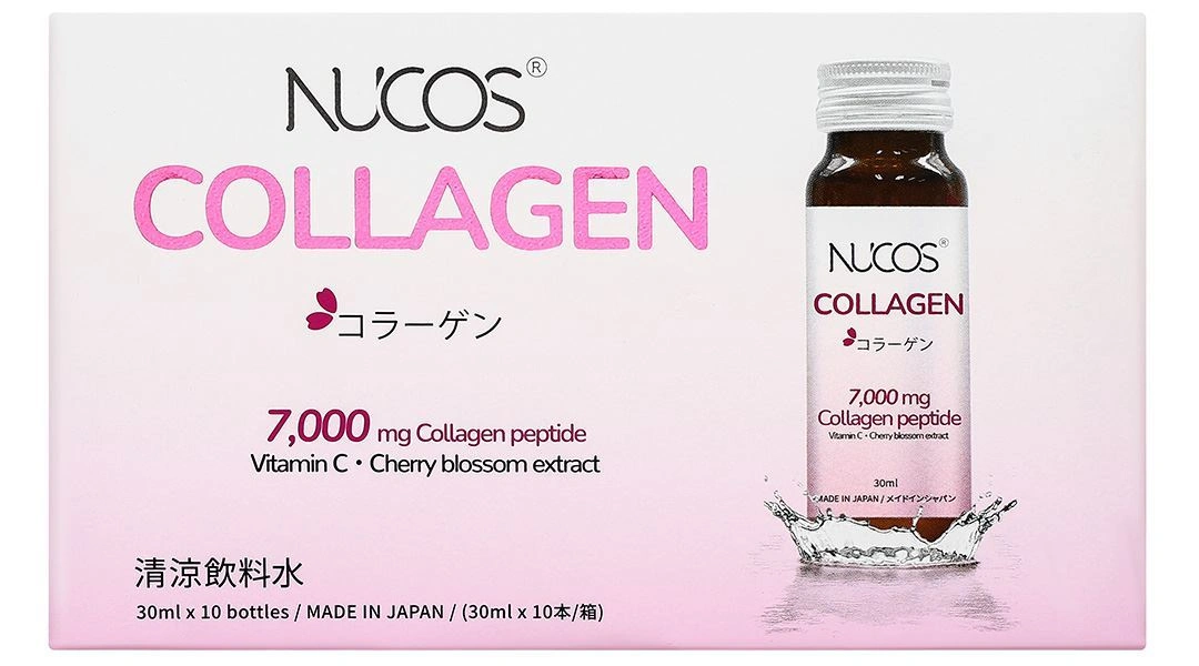 Combo 3 hộp nước uống Nucos Collagen 7000 bổ sung collagen, giúp da mịn màng - 2
