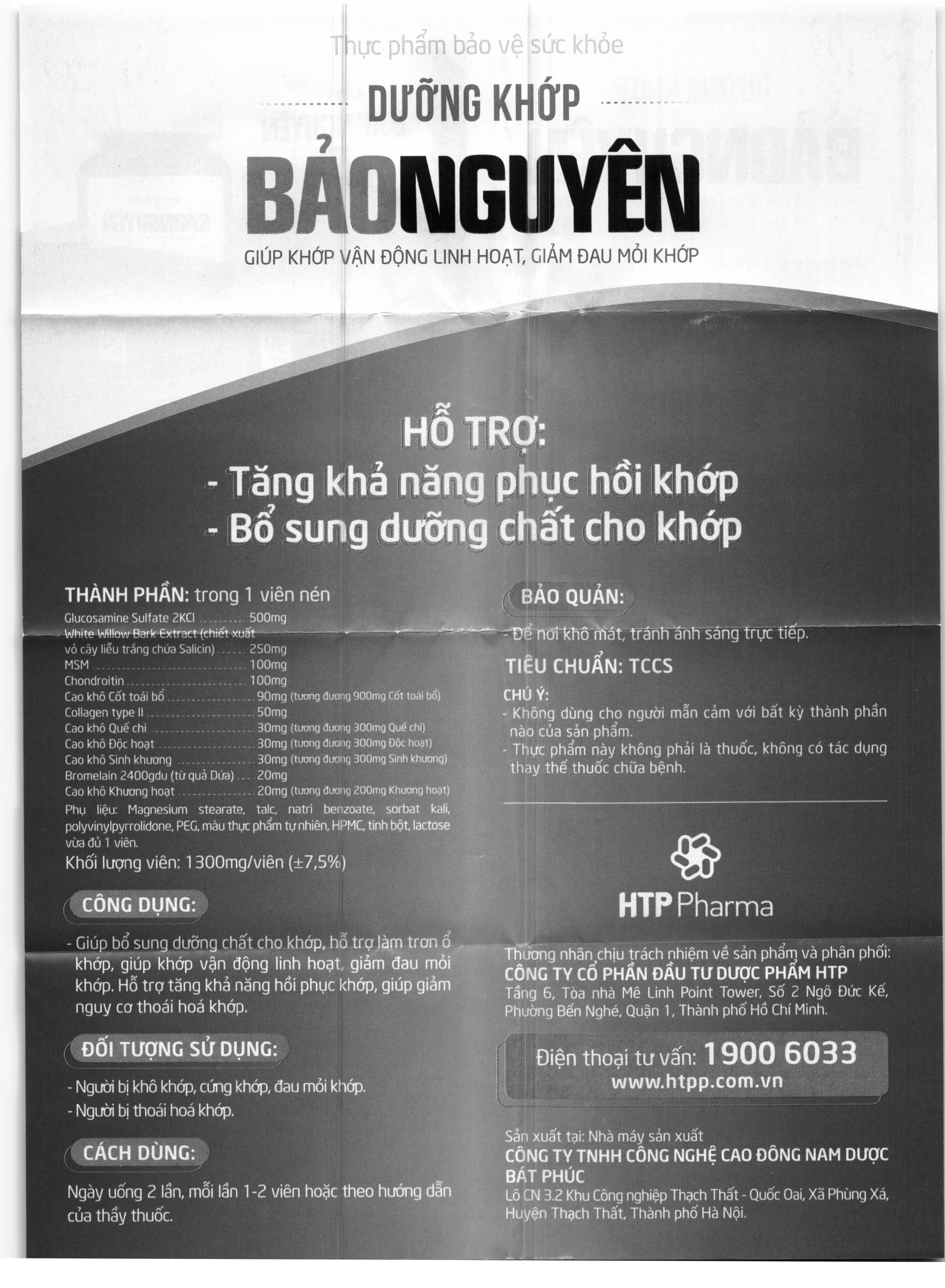 Dưỡng Khớp Bảo Nguyên lọ 30 viên - 5