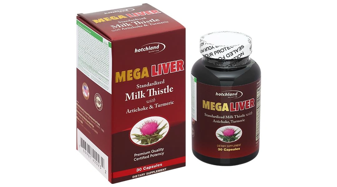 Mega Liver hỗ trợ tăng cường chức năng gan lọ 30 viên - 