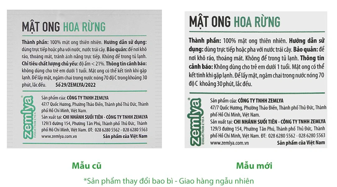 Mật Ong Hoa Rừng - Rừng Nhiệt Đới Zemlya - 
