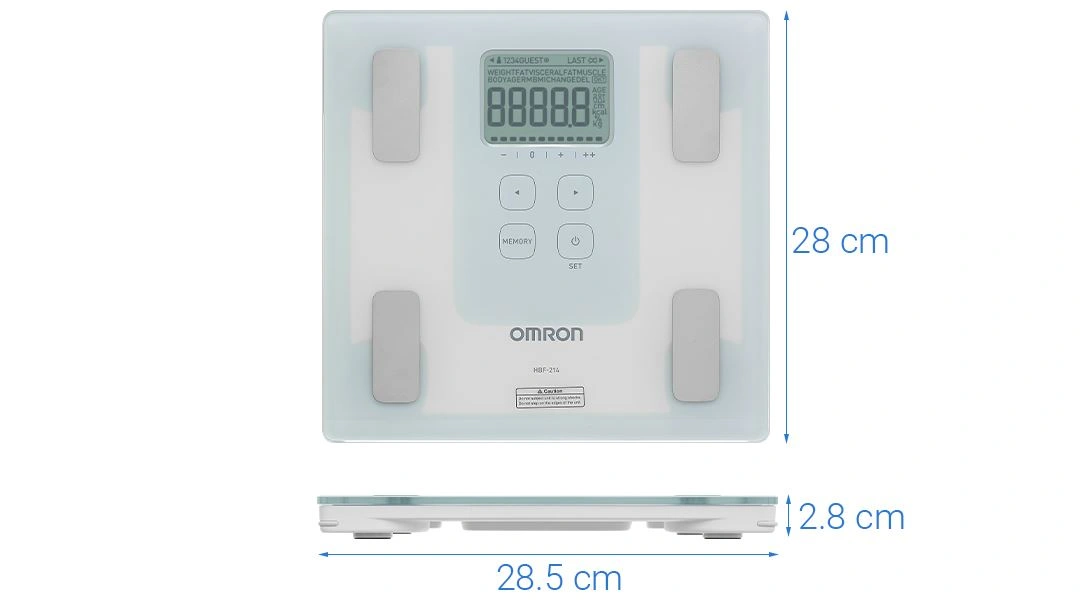Cân điện tử đo chỉ số cơ thể Omron HBF‑214 - 2