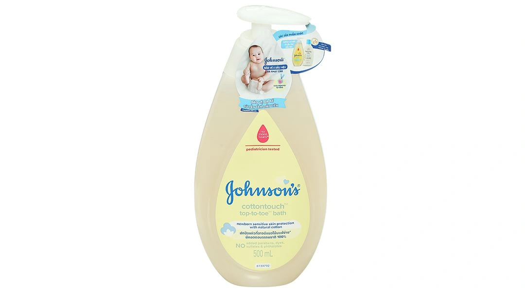 Tắm gội toàn thân cho bé Johnson's Baby mềm mại như bông chai 200ml - 9