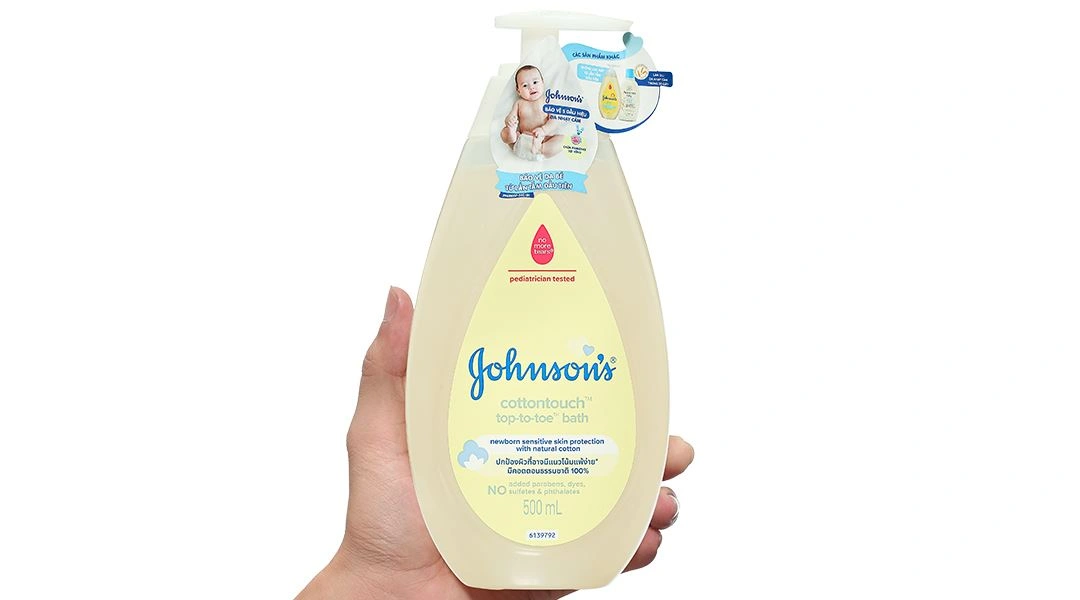 Tắm gội toàn thân cho bé Johnson's Baby mềm mại như bông chai 200ml - 14