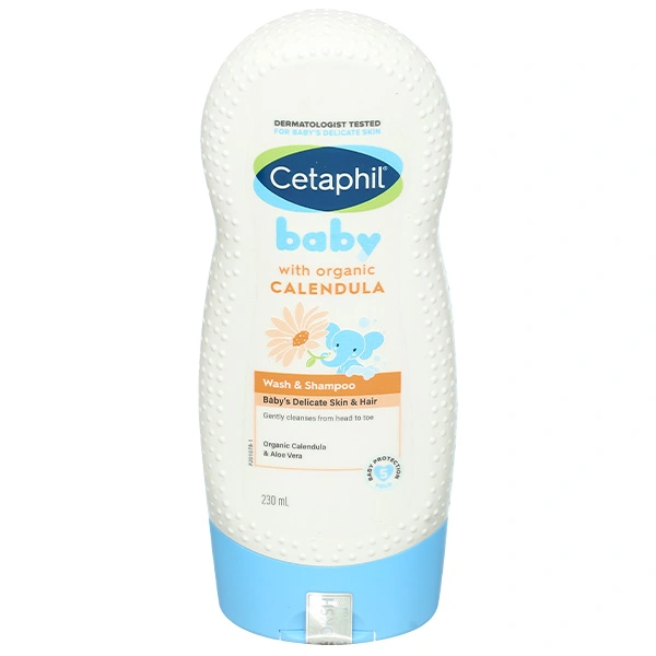 Sữa tắm gội Cetaphil Baby Wash & Shampoo Calendula chăm sóc da cho bé