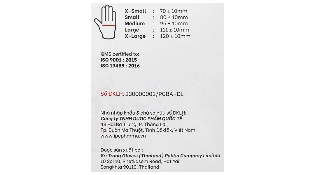 Găng tay y tế có bột Ritas Size M - 7