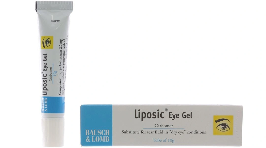 Liposic Eye Gel 2mg/g trị khô mắt tuýp 10g - 
