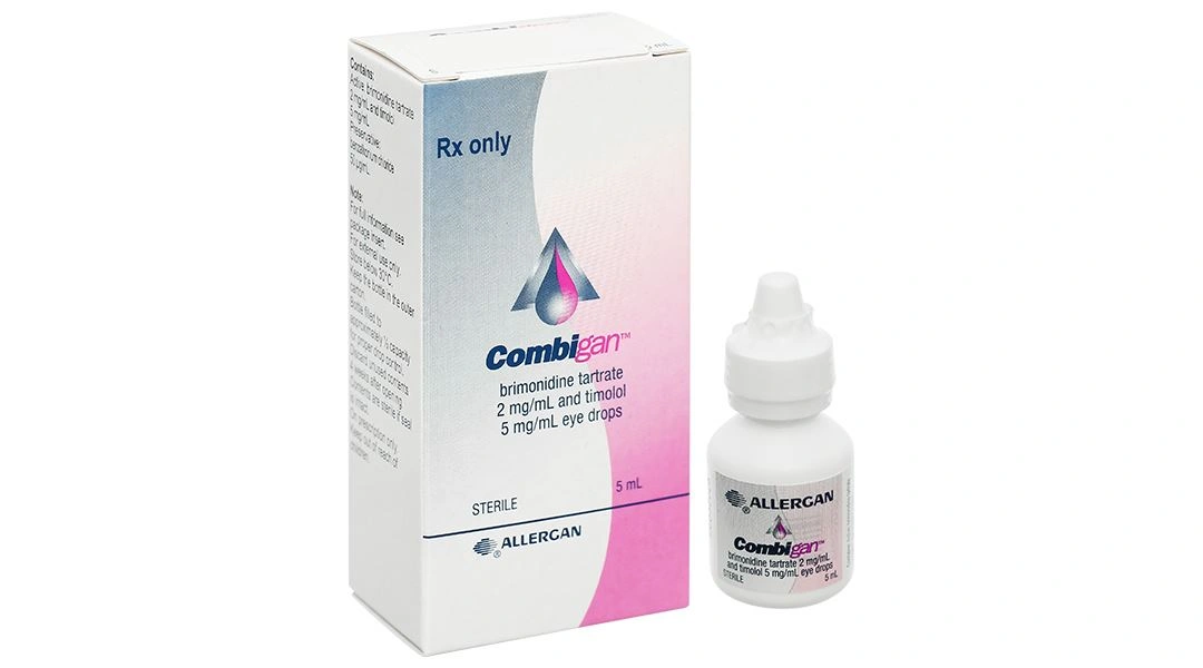 Dung dịch nhỏ mắt Combigan giảm áp suất nội nhãn chai 5ml - 