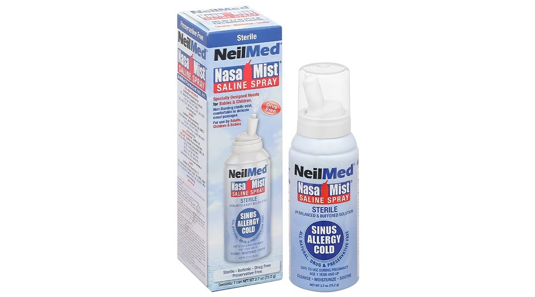 Dung dịch xịt mũi Neilmed Nasamist Saline Spray giữ ẩm mũi chai 75ml - 