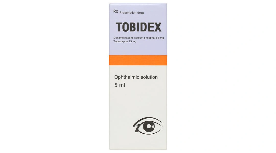 Dung dịch nhỏ mắt Tobidex điều trị viêm mắt chai 5ml - 1