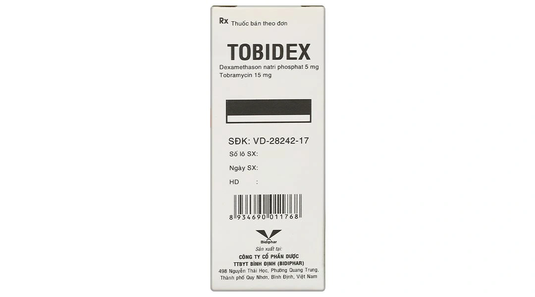 Dung dịch nhỏ mắt Tobidex điều trị viêm mắt chai 5ml - 2