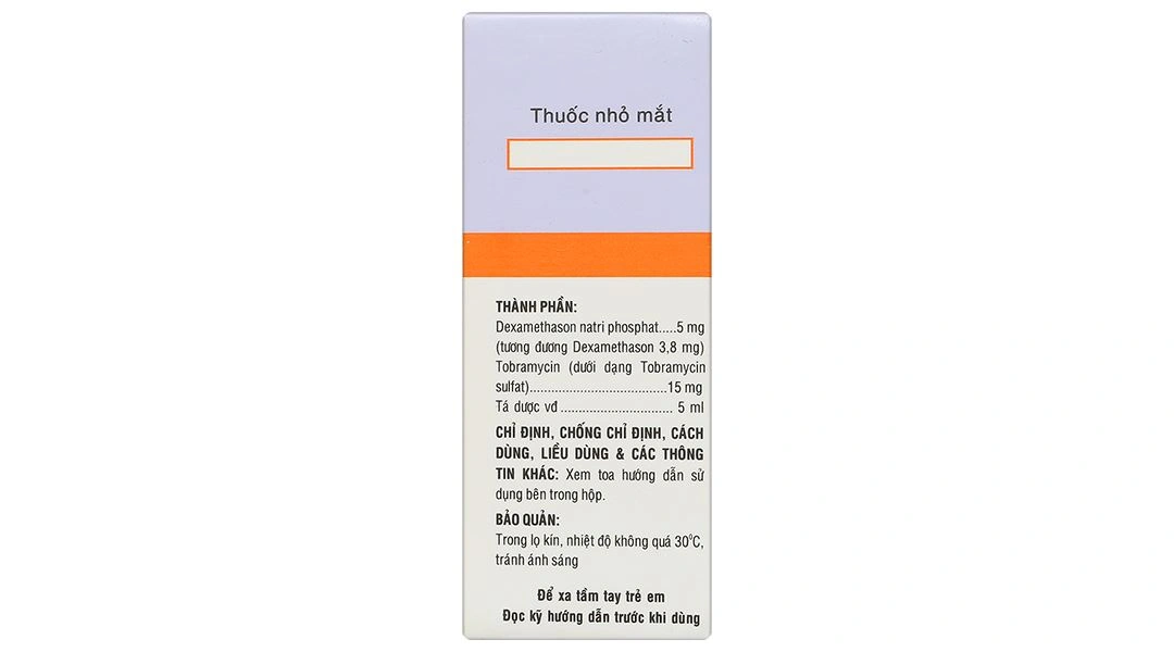 Dung dịch nhỏ mắt Tobidex điều trị viêm mắt chai 5ml - 4