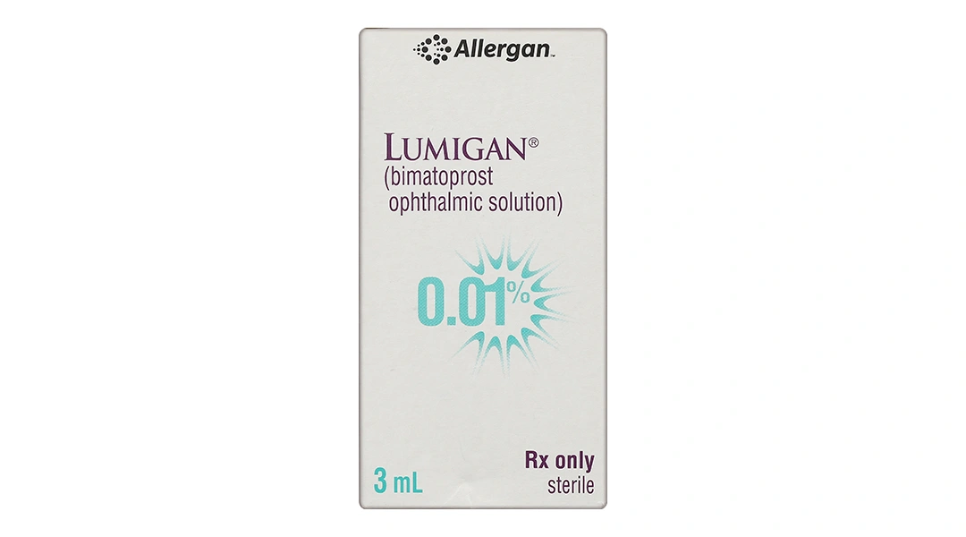 Dung dịch nhỏ mắt Lumigan 0.01% làm giảm sự tăng áp suất nội nhãn chai 3ml - 1
