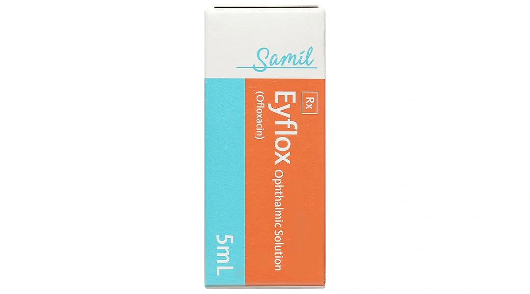 Dung dịch nhỏ mắt Eyflox ophthalmic solution trị nhiễm khuẩn mắt chai 5ml - 1