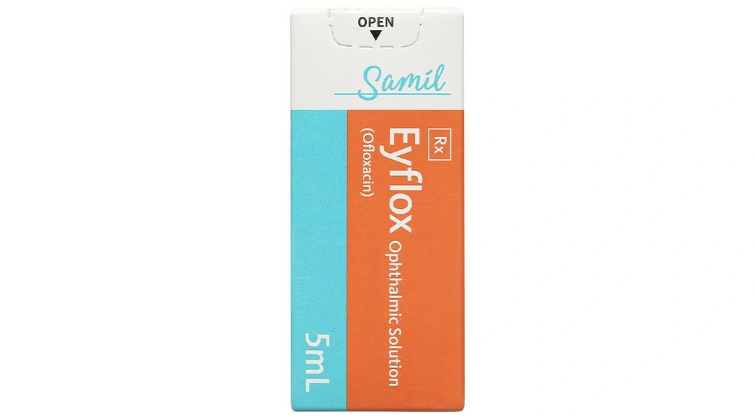 Dung dịch nhỏ mắt Eyflox ophthalmic solution trị nhiễm khuẩn mắt chai 5ml - 2