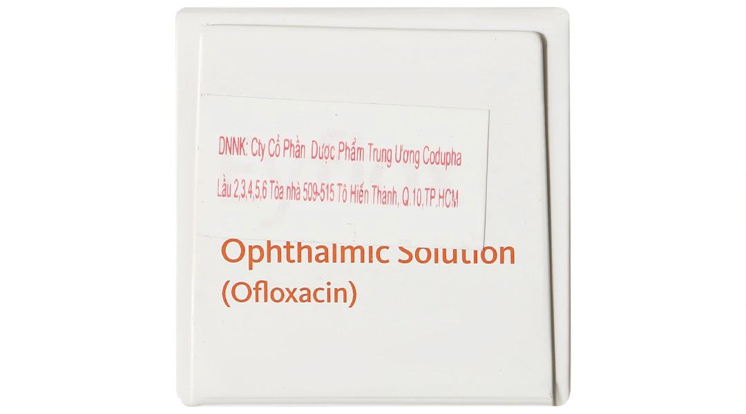 Dung dịch nhỏ mắt Eyflox ophthalmic solution trị nhiễm khuẩn mắt chai 5ml - 5