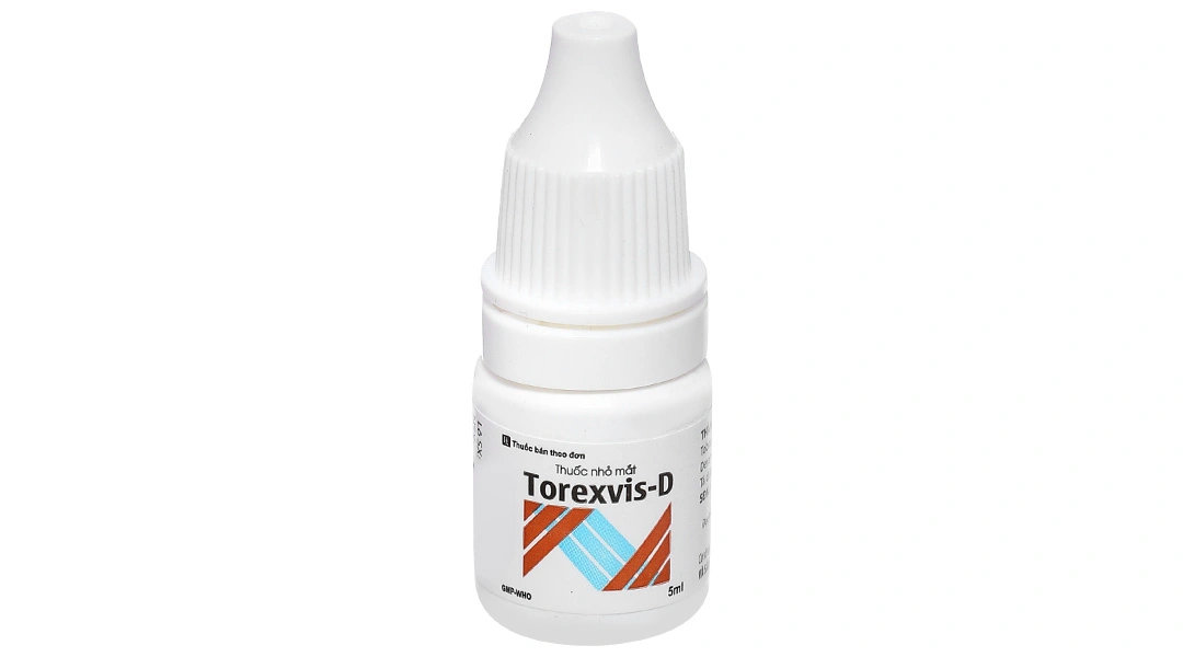 Torexvis - D điều trị tình trạng viêm, ngăn ngừa nhiễm khuẩn mắt chai 5ml - 4