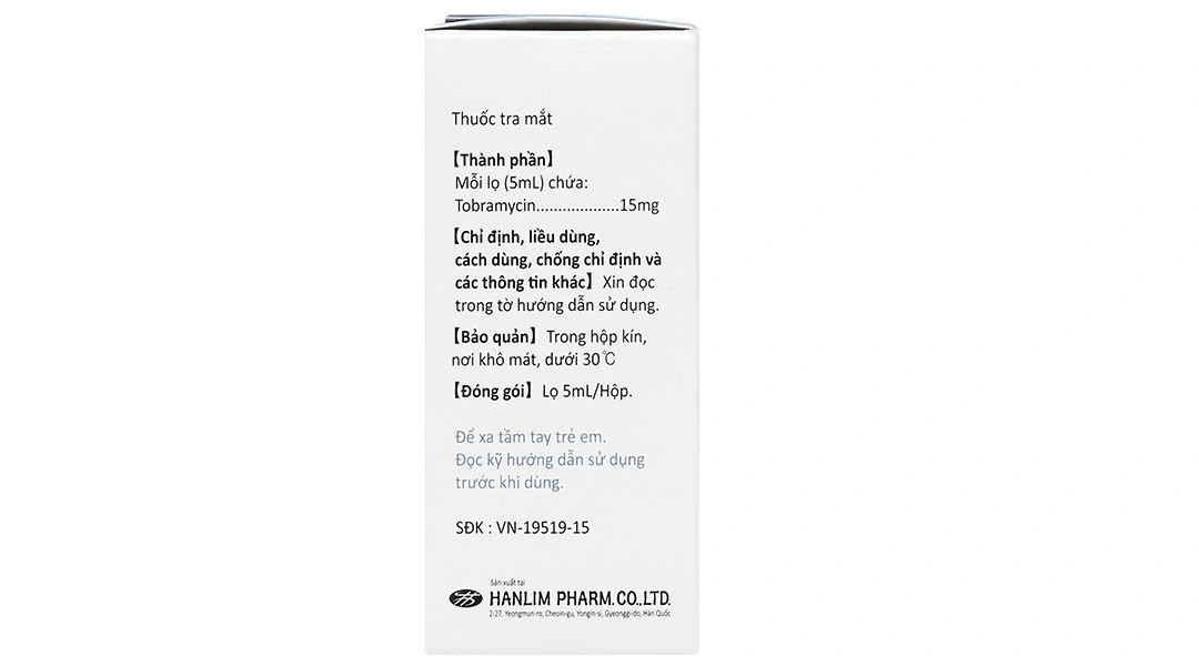 Dung dịch nhỏ mắt Philtobax trị nhiễm khuẩn mắt chai 5ml - 2