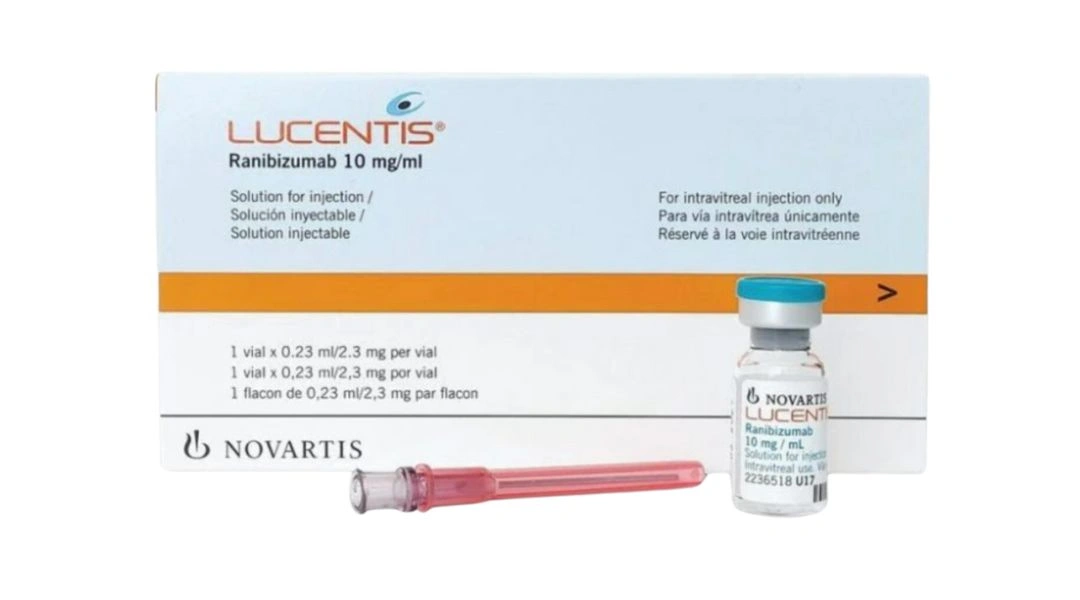 Dung dịch tiêm Lucentis 2.3mg/0.23ml trị thoái hóa hoàng điểm tân mạch chai 0.23ml - 