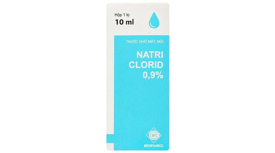 Thuốc nhỏ mắt Natriclorid 0,9% Medipharco trị kích ứng mắt, viêm mũi chai 10 ml - 2