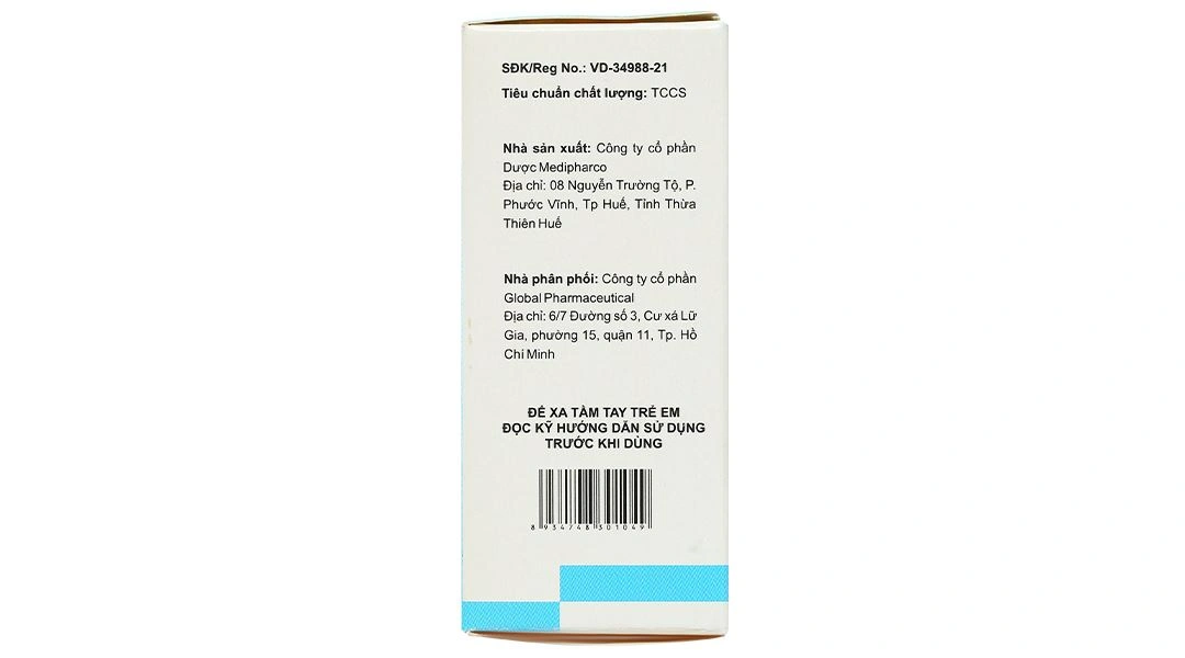 Thuốc nhỏ mắt Natriclorid 0,9% Medipharco trị kích ứng mắt, viêm mũi chai 10 ml - 4