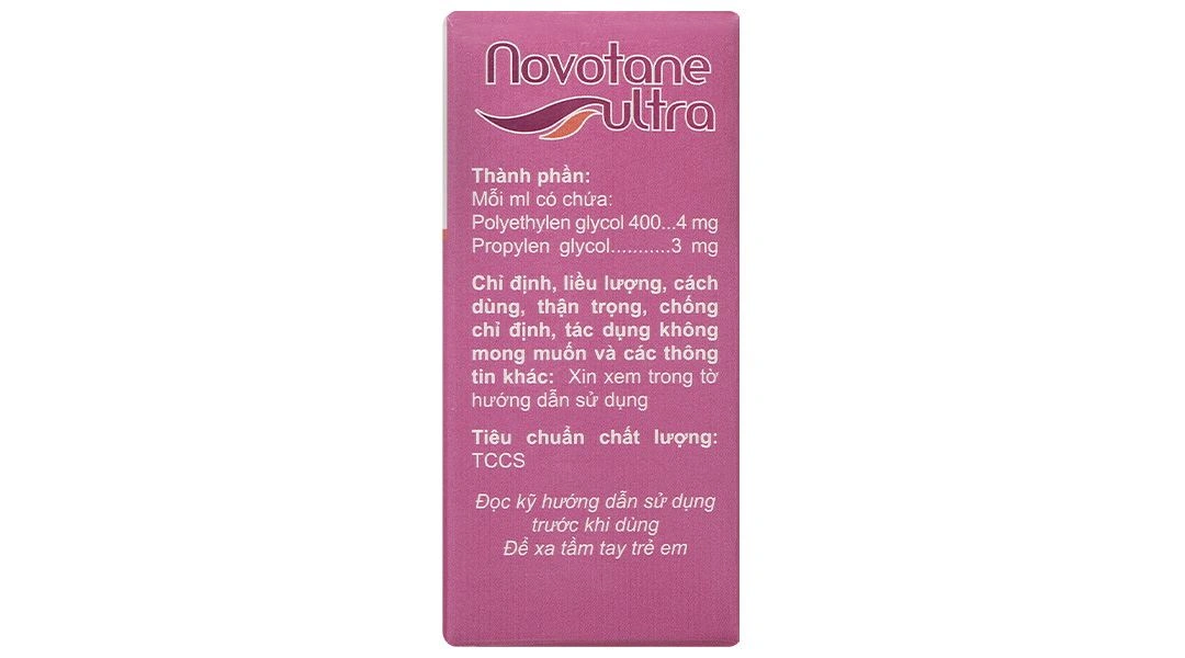 Dung dịch nhỏ mắt Novotane ultra làm dịu mắt, giảm tình trạng kích ứng mắt chai 5ml - 3
