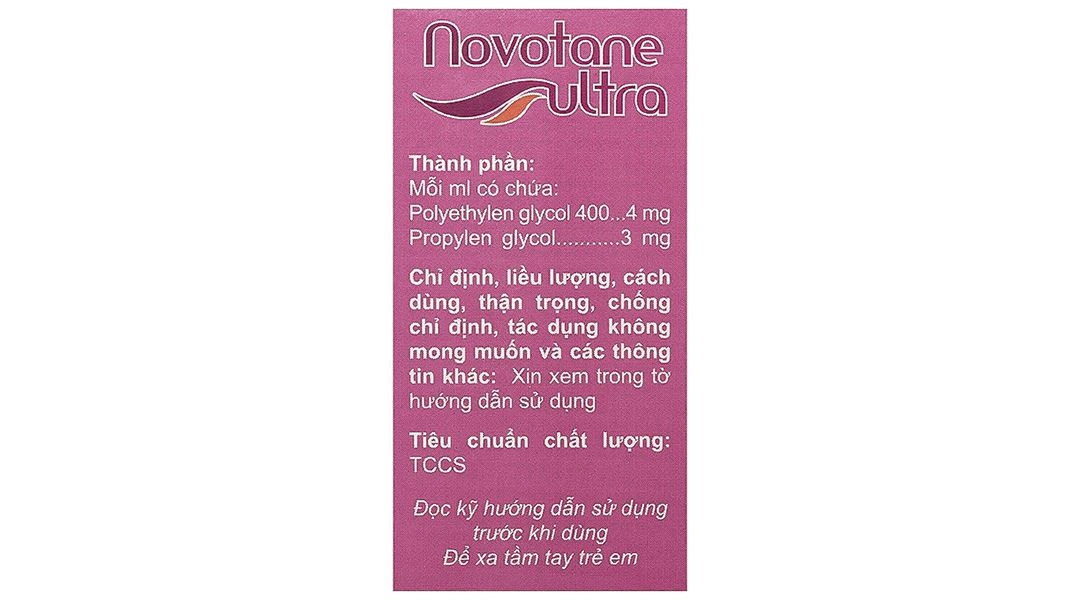 Dung dịch nhỏ mắt Novotane ultra làm dịu mắt, giảm tình trạng kích ứng mắt chai 5ml - 4