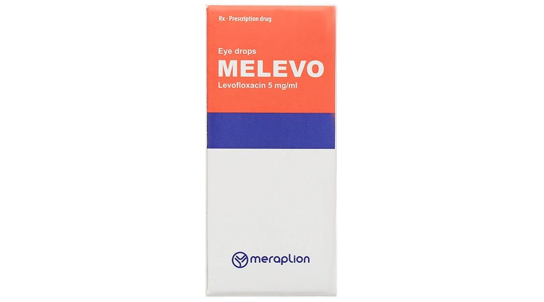 Thuốc nhỏ mắt Melevo 5mg/ml điều trị nhiễm trùng vùng quanh mắt và phụ cận chai 5ml - 2