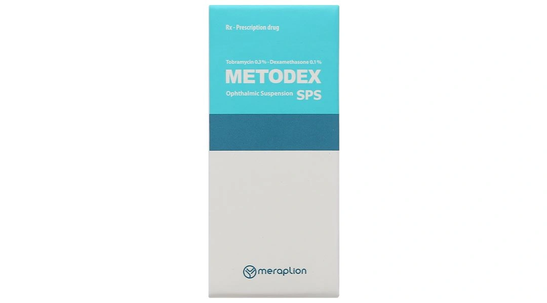 Thuốc nhỏ mắt Metodex SPS 0.3%/0.1% trị viêm mắt có đáp ứng steroid chai 7ml - 2