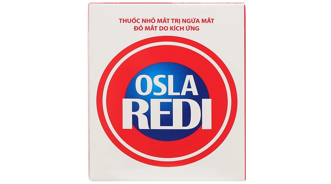 Dung dịch nhỏ mắt Osla Redi điều trị đỏ mắt, ngứa mắt, rát mắt chai 15ml - 1