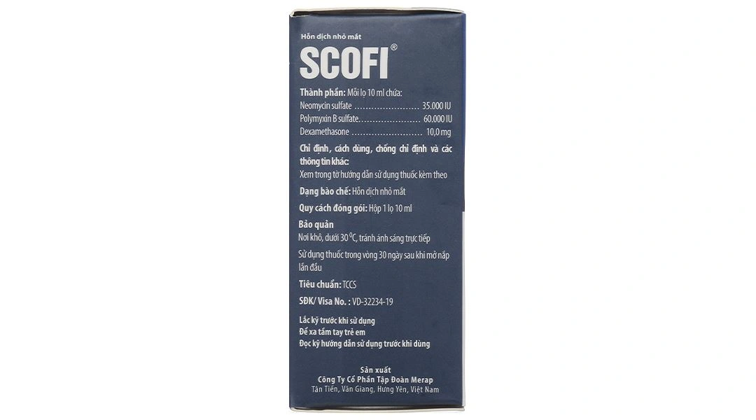 Hỗn dịch nhỏ mắt Scofl điều trị các tình trạng viêm mắt chai 10ml - 3